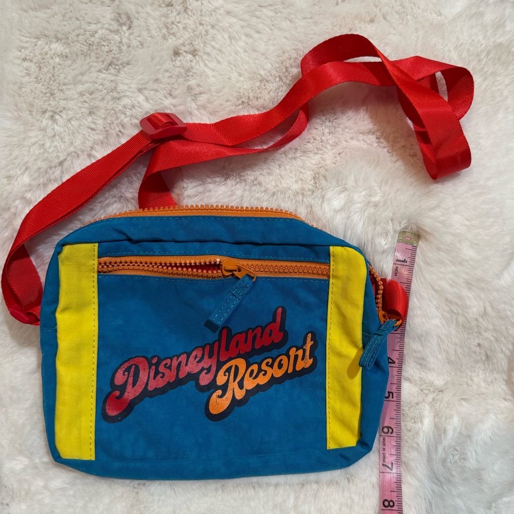 Disneyland Resort Crossbody Bag Youth Retro 80s Colorful Groovy Theme Park